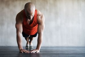 Man Doing Pushup